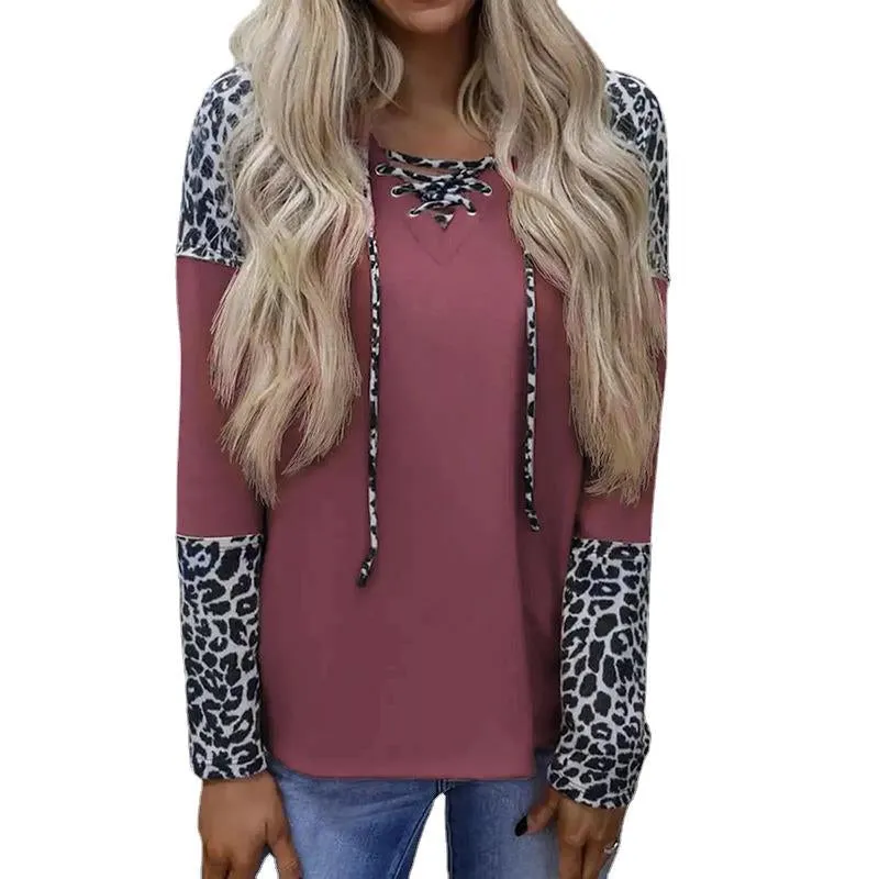 Leopard Print T-Shirt Women Wholesale