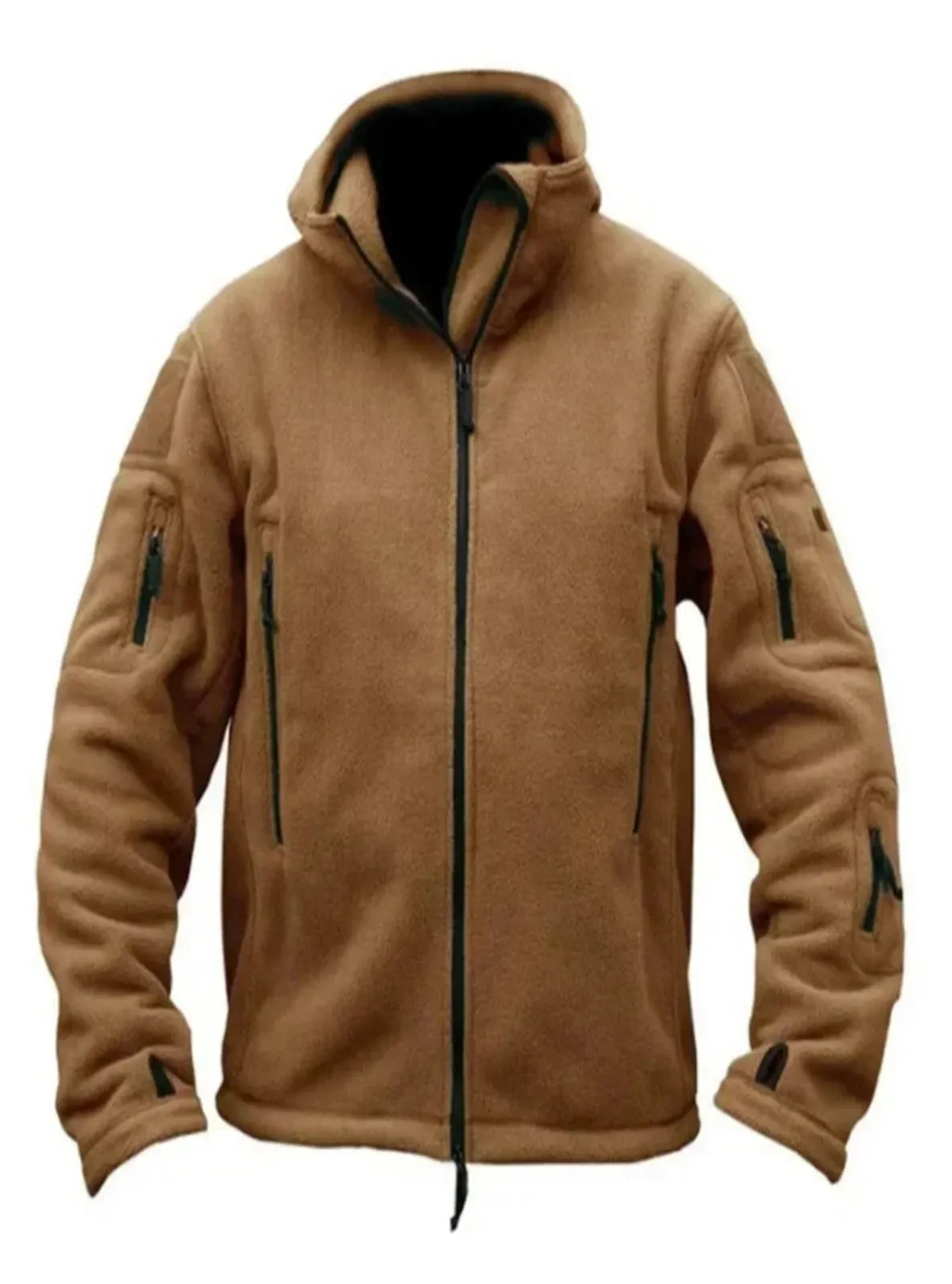 Loose Fit Teddy Fleece Jacket