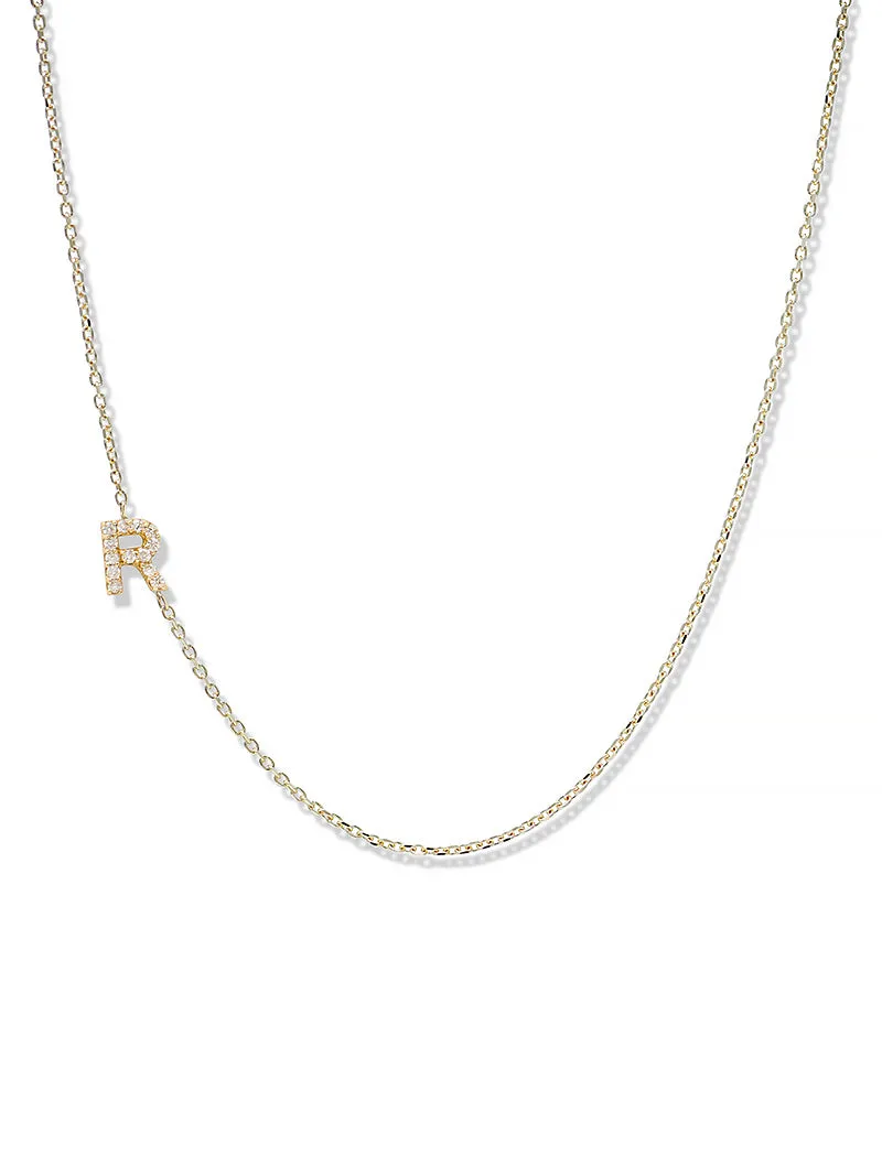 Love Letter Customizable Pavé Necklace