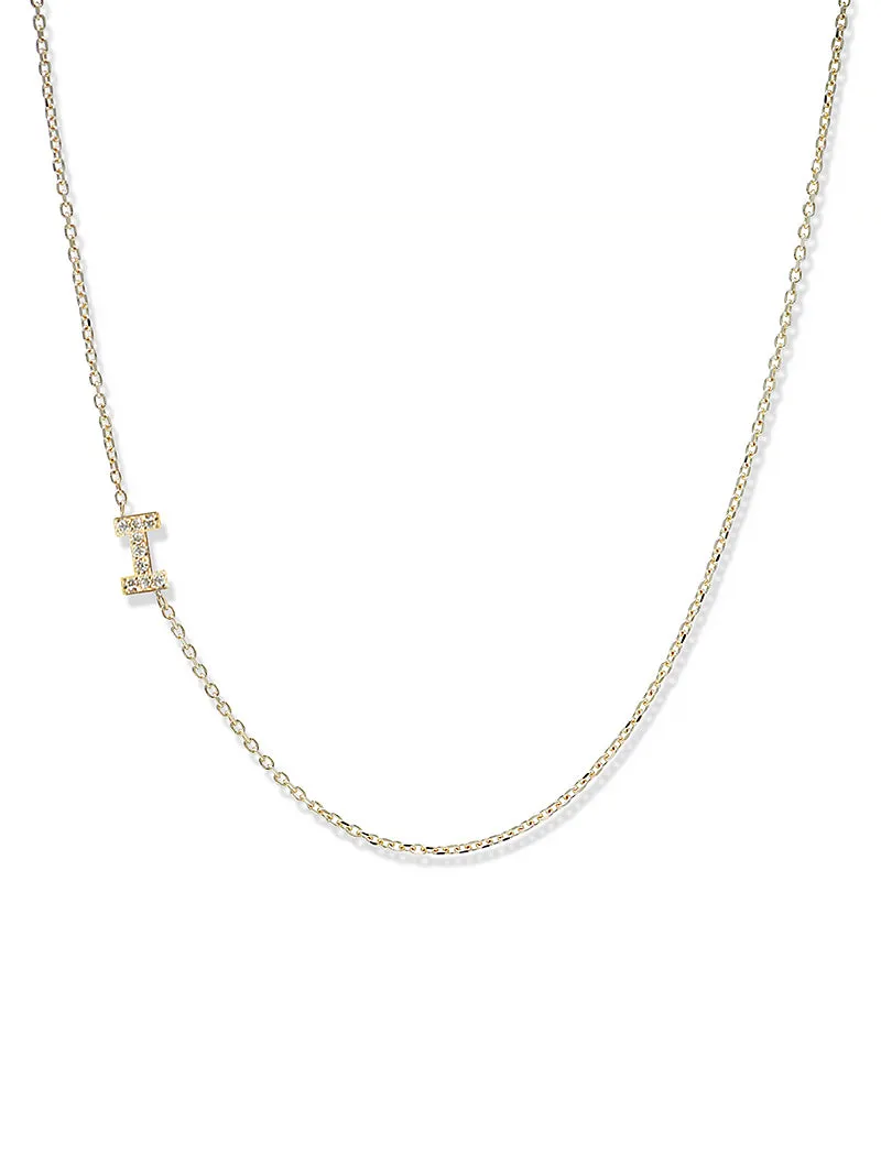 Love Letter Customizable Pavé Necklace