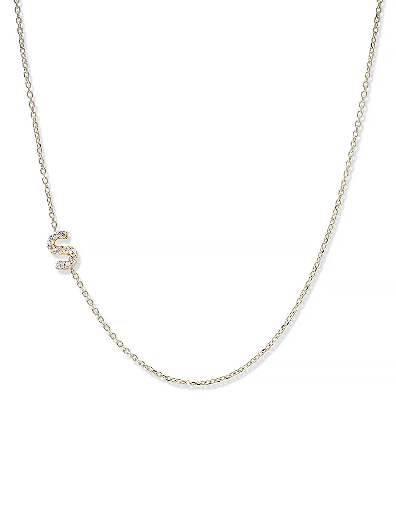 Love Letter Customizable Pavé Necklace