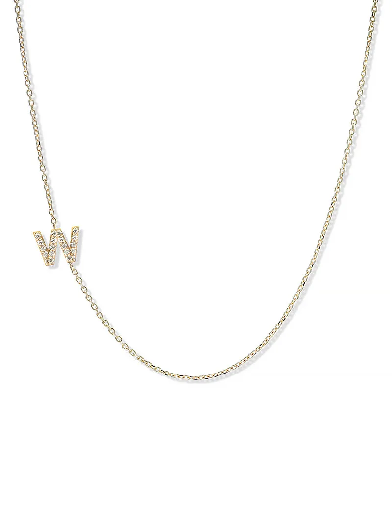 Love Letter Customizable Pavé Necklace