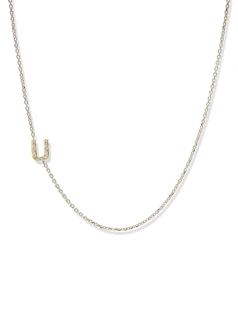 Love Letter Customizable Pavé Necklace