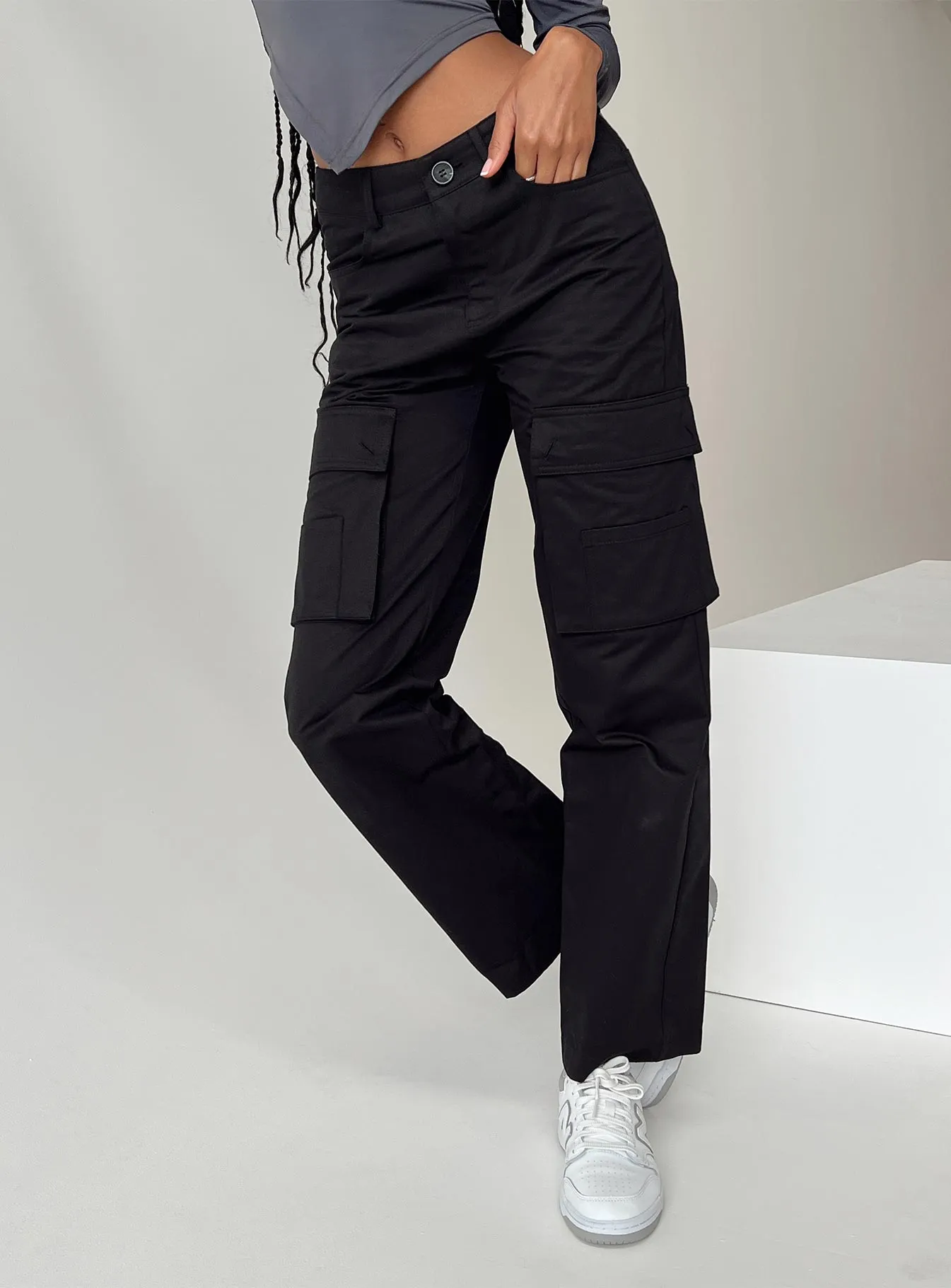 Malak Cargo Pants Black