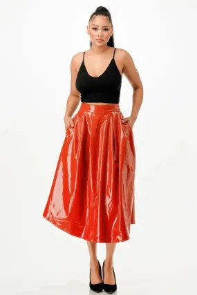 Midi Skirt With Pockets