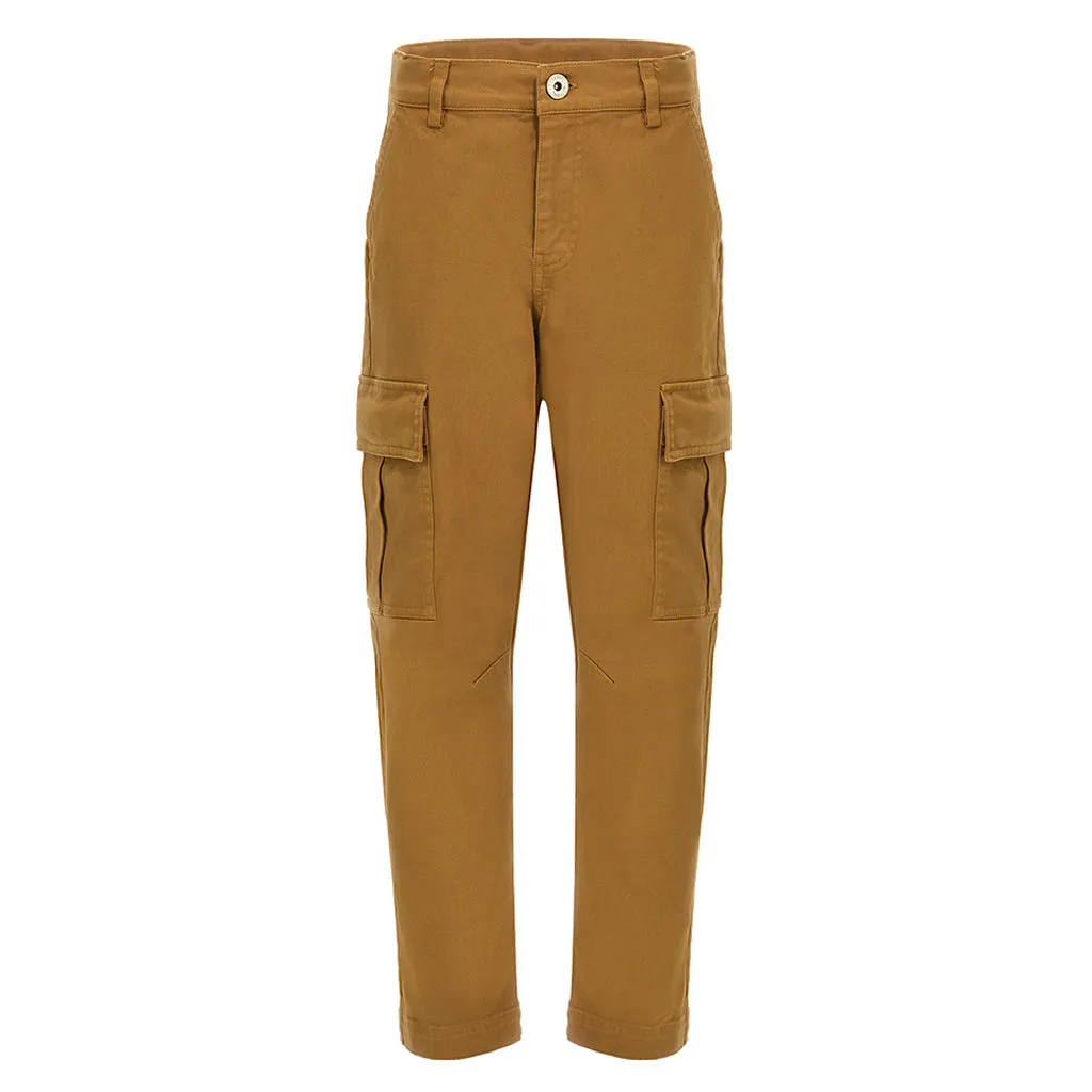 Moschino Kids Logo Patch Cargo Pants