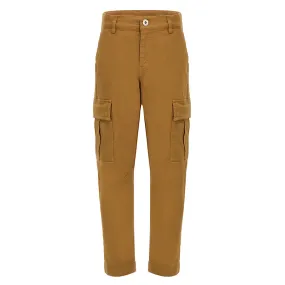 Moschino Kids Logo Patch Cargo Pants