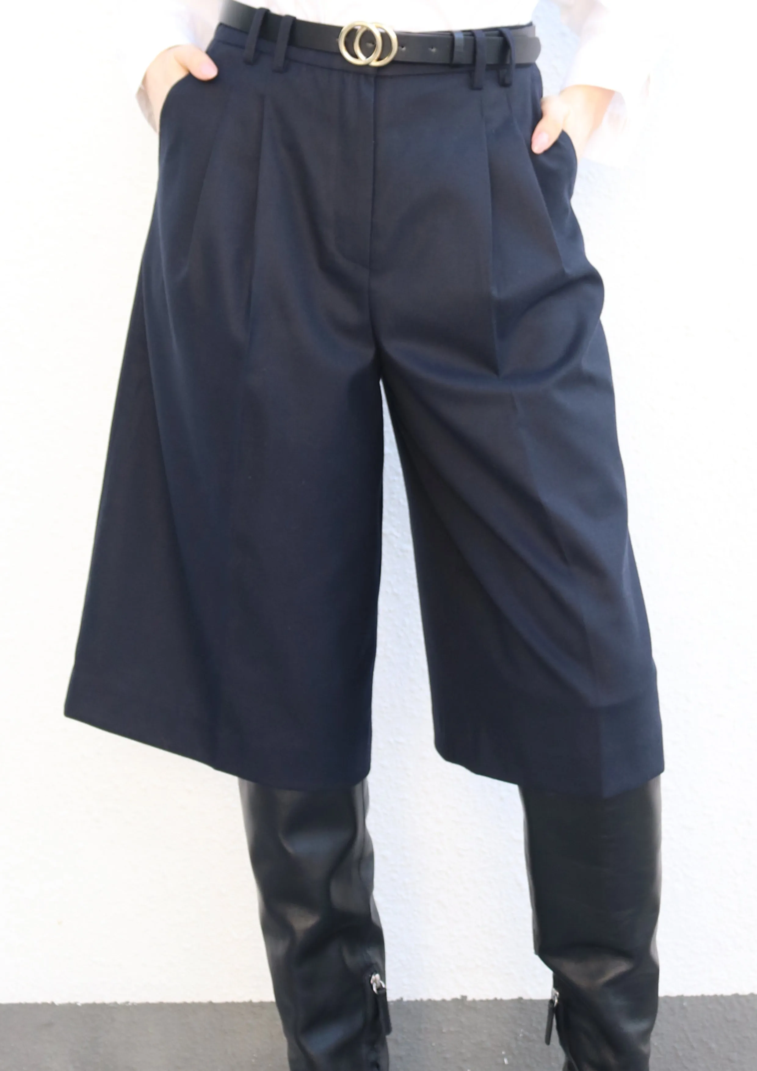 Navy Culottes