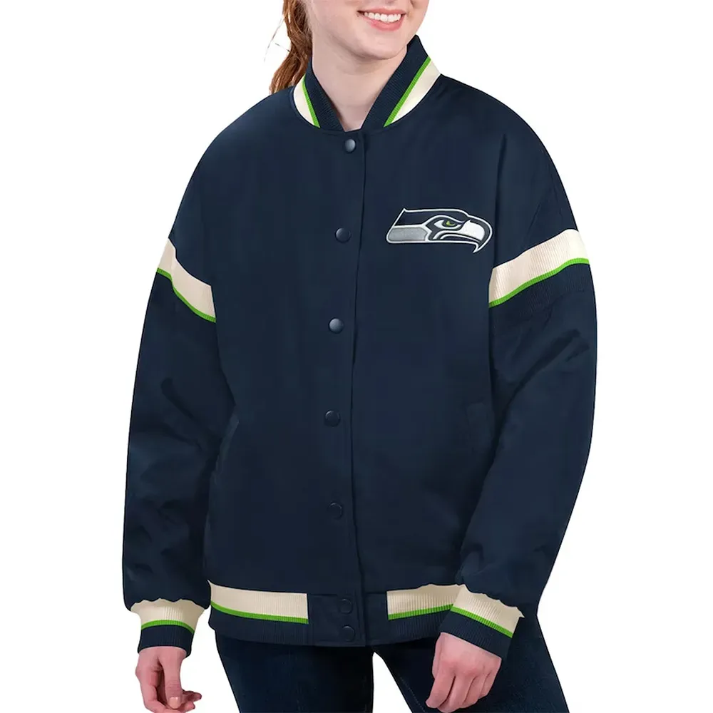 NFL Seattle Seahawks Varsity Jacket Men and Women