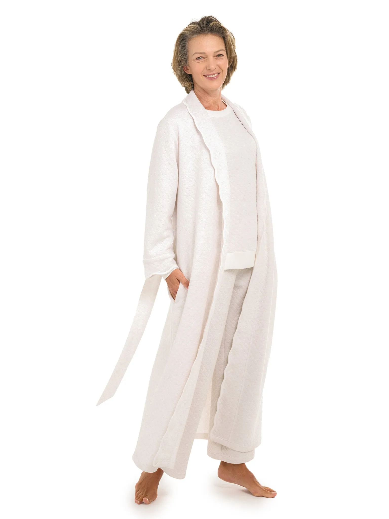 Oatmeal Bundle: Robe   Loungewear Set