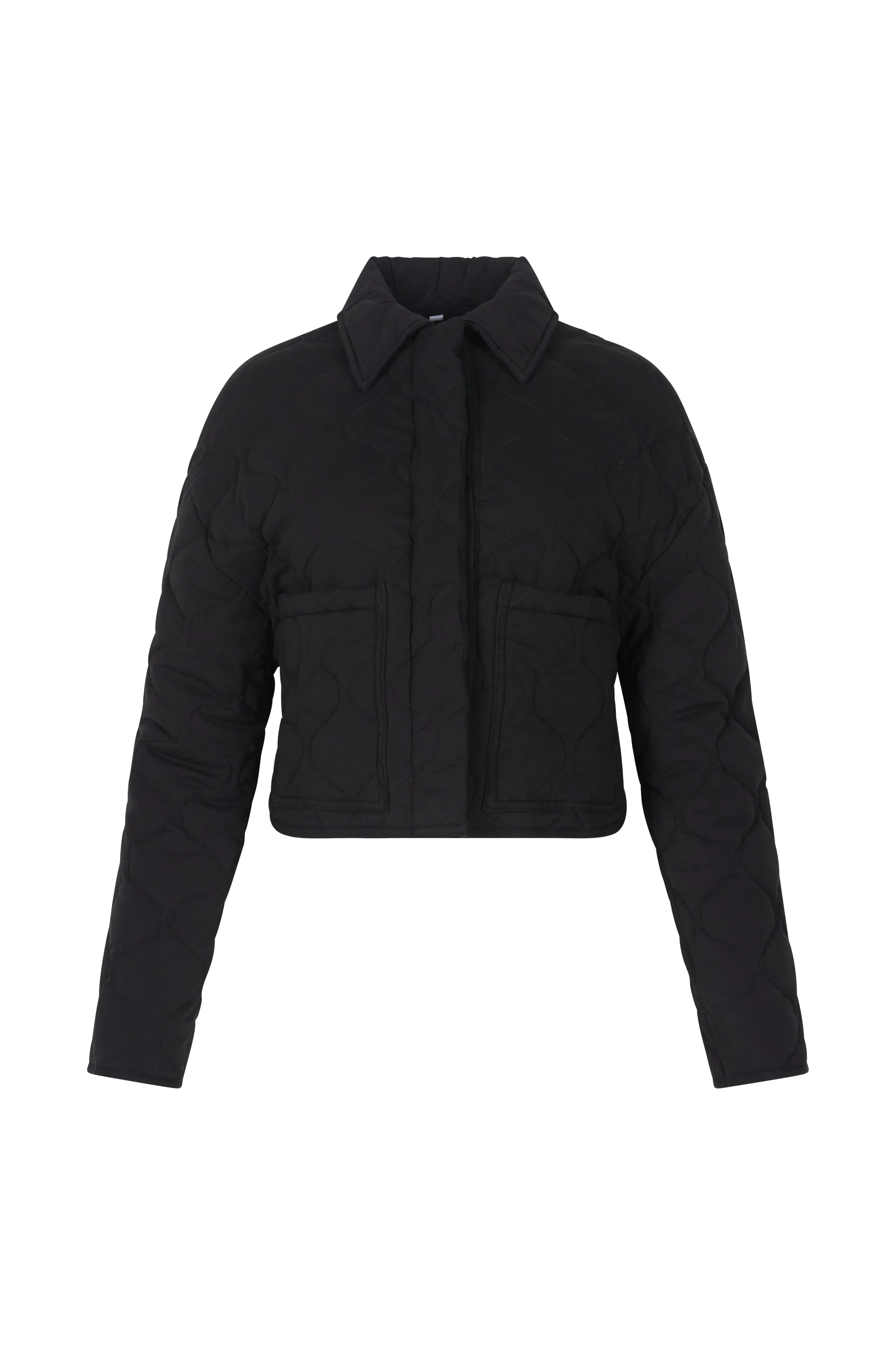 Oscar Quilted Cotton Jacket - Black