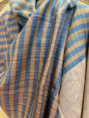 Pashmina Handloomed Scarf - Madras Stripe