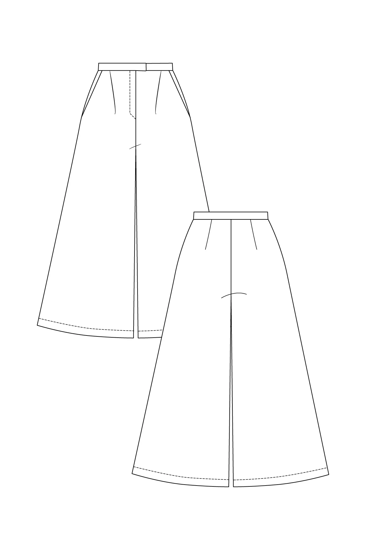 PDF Pattern - Mimosa Culottes | Named Clothing