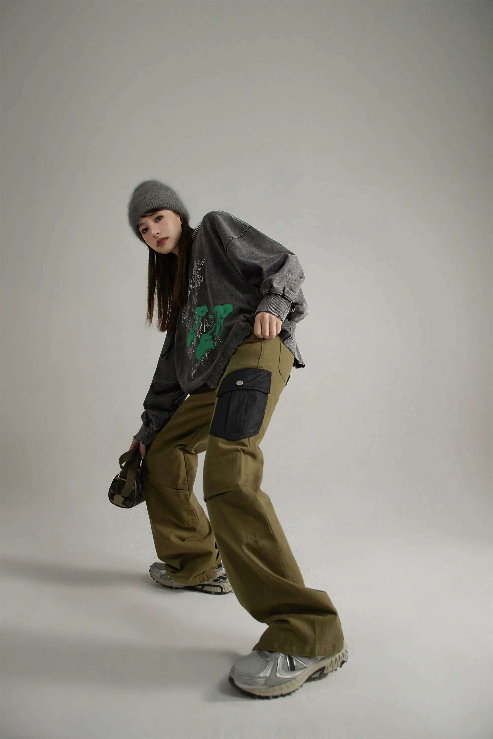 Pocket Wide Cargo Pants