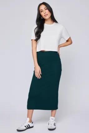 Sayulita Midi Skirt | Forest