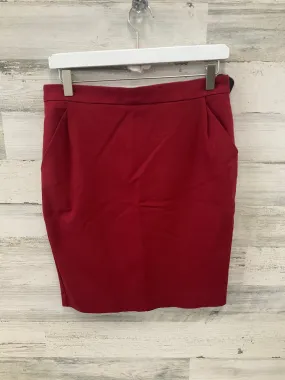 Skirt Midi By Express In Red, Size: 6