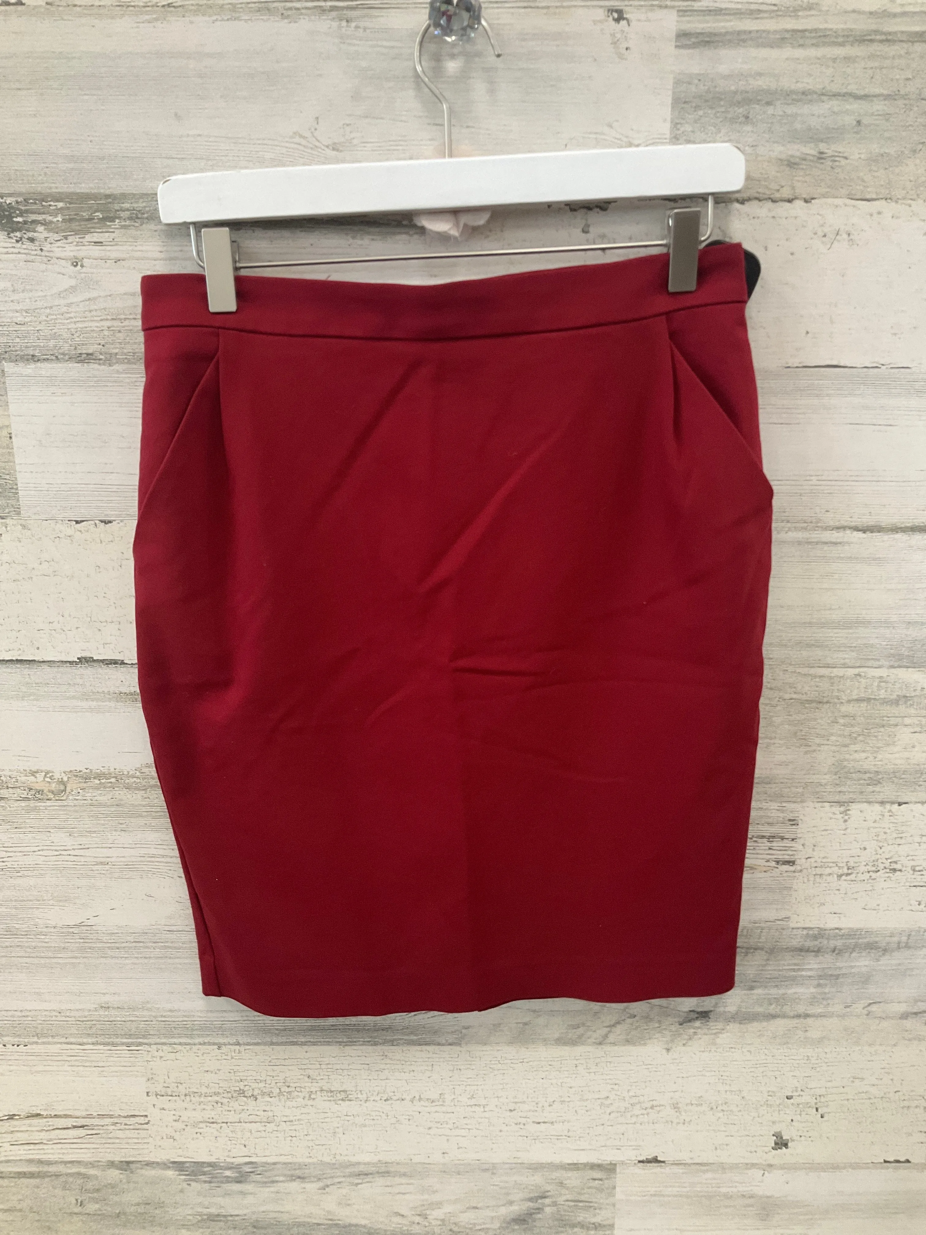 Skirt Midi By Express In Red, Size: 6