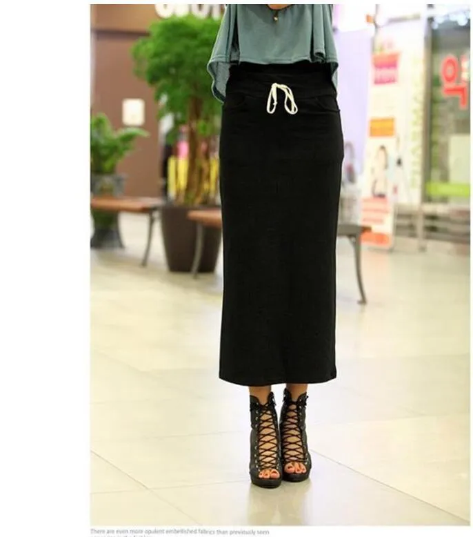 Skirt Women Korean Slim Look Pencil Splitted Skirt