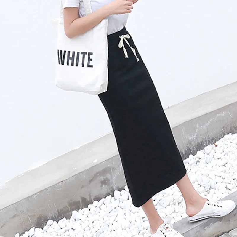 Skirt Women Korean Slim Look Pencil Splitted Skirt