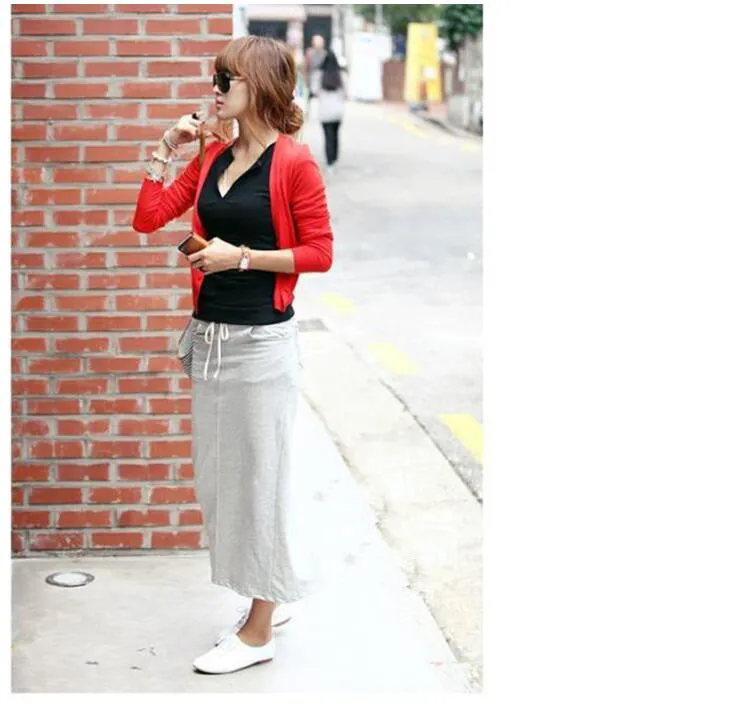 Skirt Women Korean Slim Look Pencil Splitted Skirt