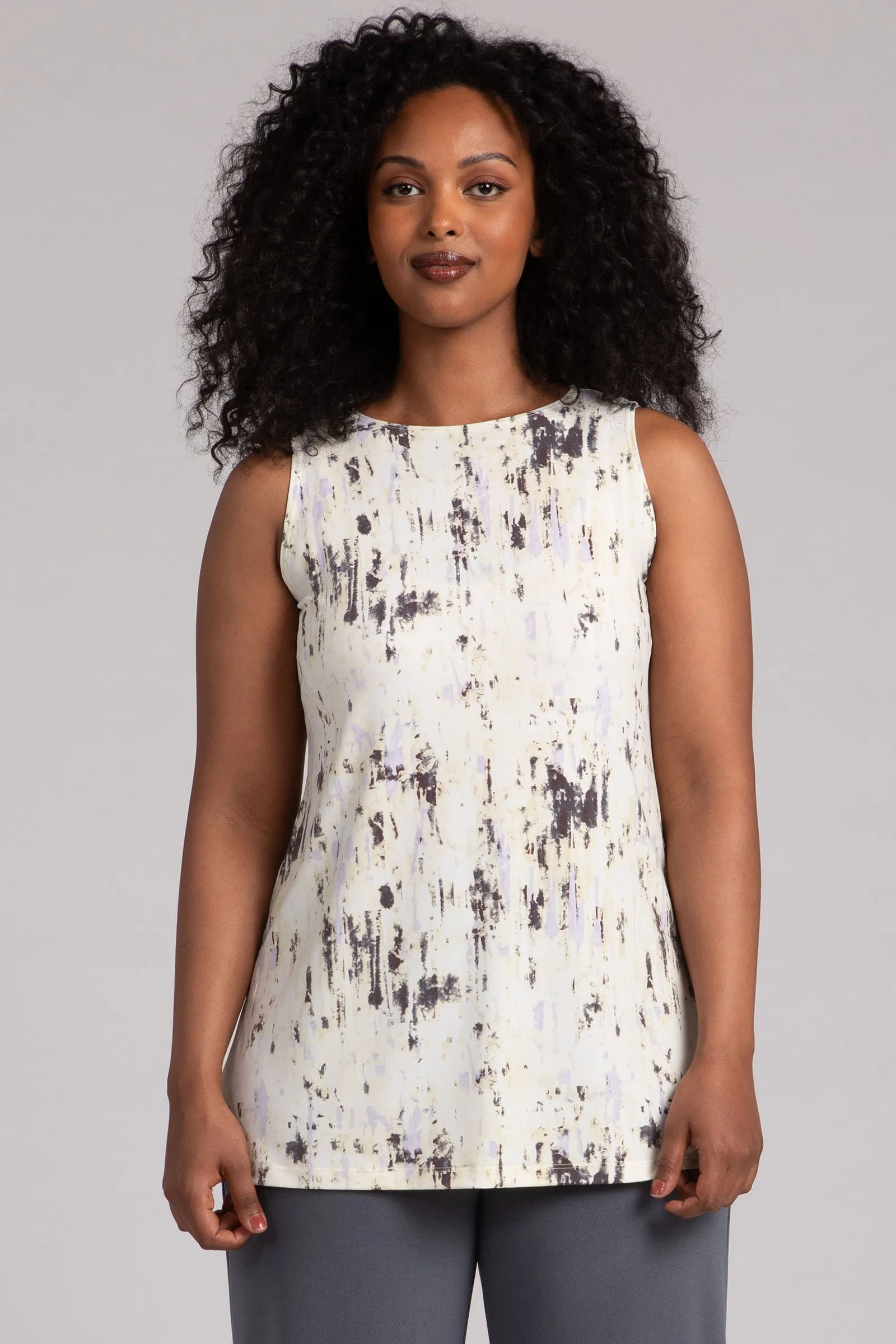 Sleeveless Nu Ideal Tunic | Camo Illuminate