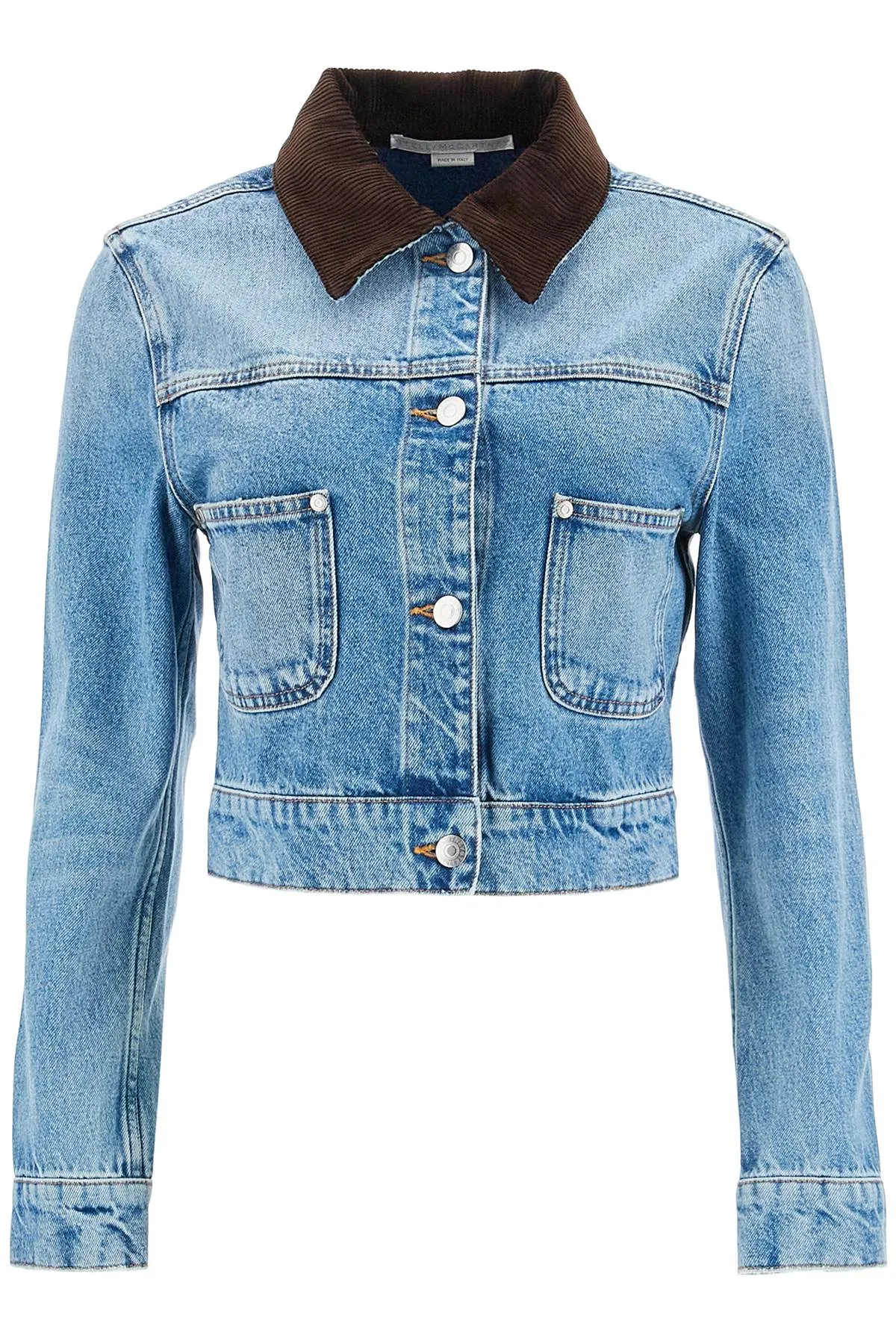 Stella Mccartney Cropped Denim Jacket For Women