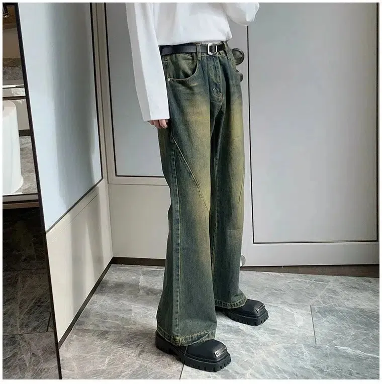 Straight-leg High-waist Slim Jeans