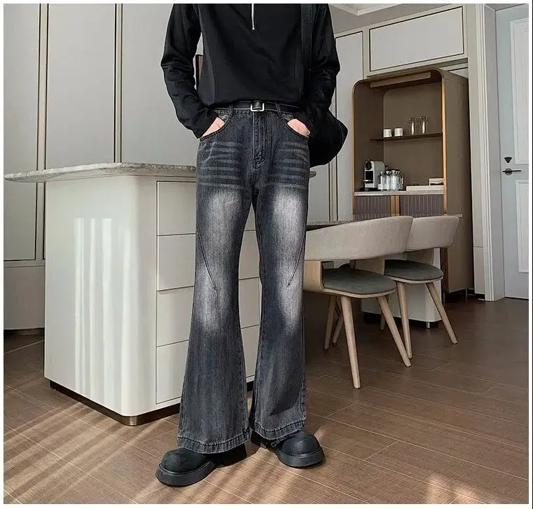 Straight-leg High-waist Slim Jeans