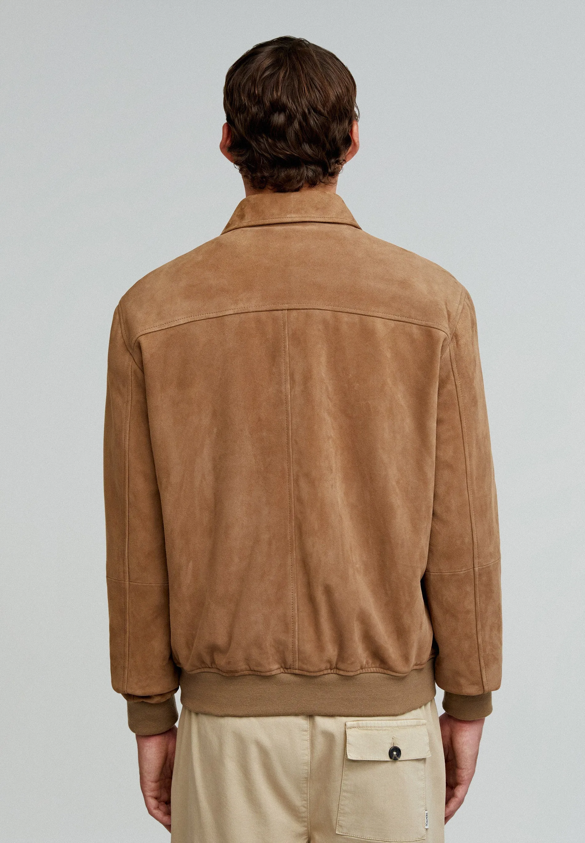 SUEDE BOMBER JACKET