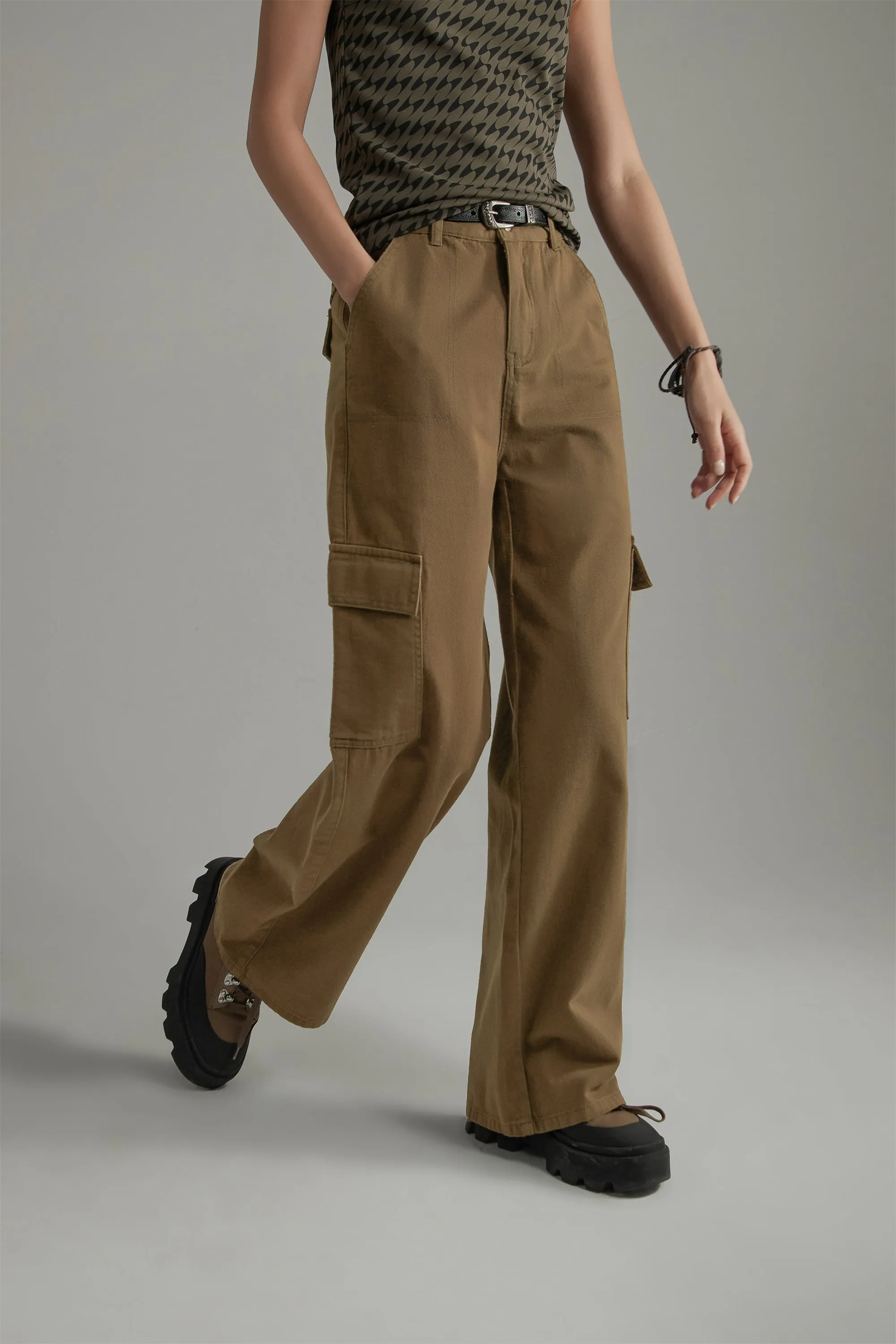 Take Me Outside Cargo Cotton Pants