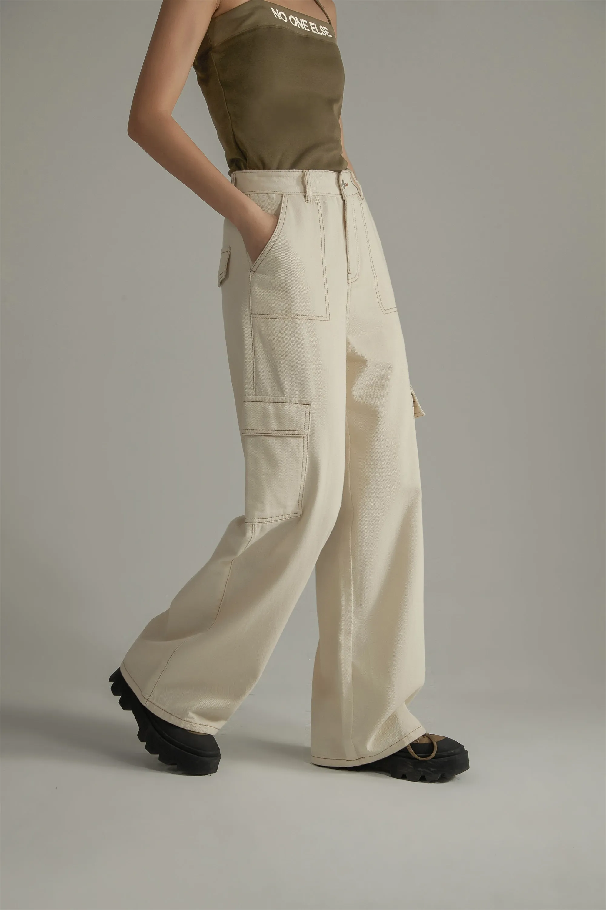 Take Me Outside Cargo Cotton Pants