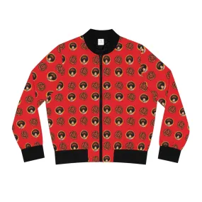 Tokio Rose Women's Bomber Jacket (Red)