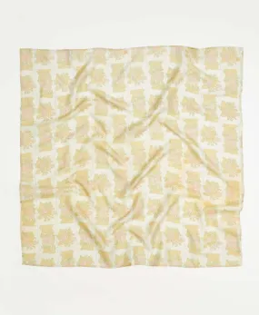 Vintage Silk Square Scarf - No. 240204