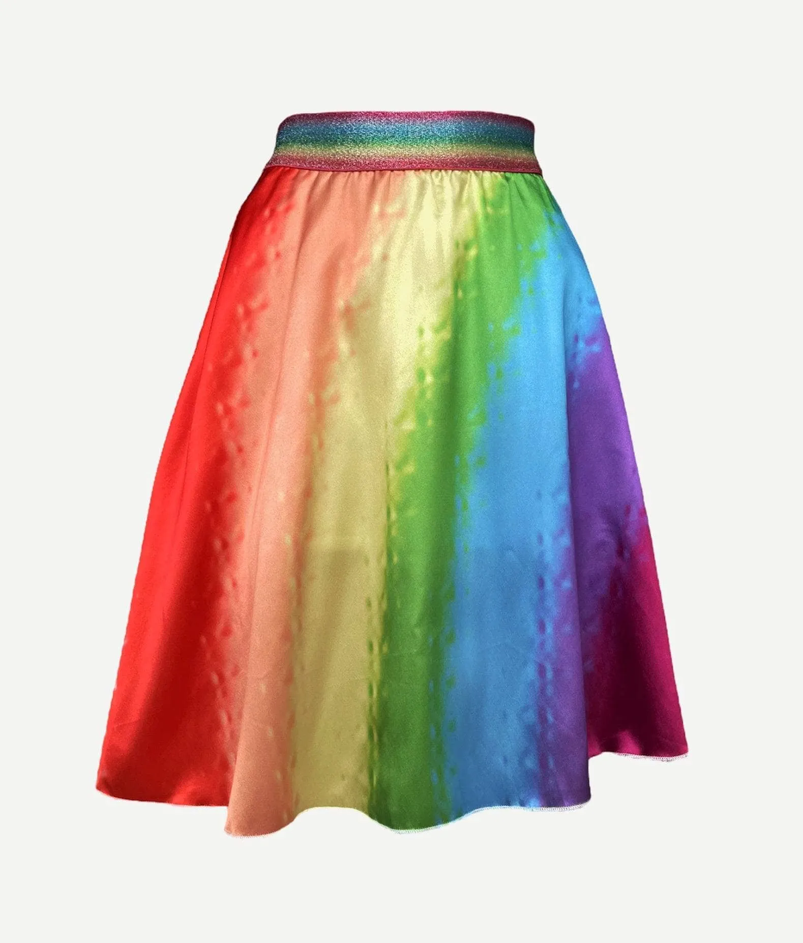 Women’s Painted Rainbow Midi Skirt