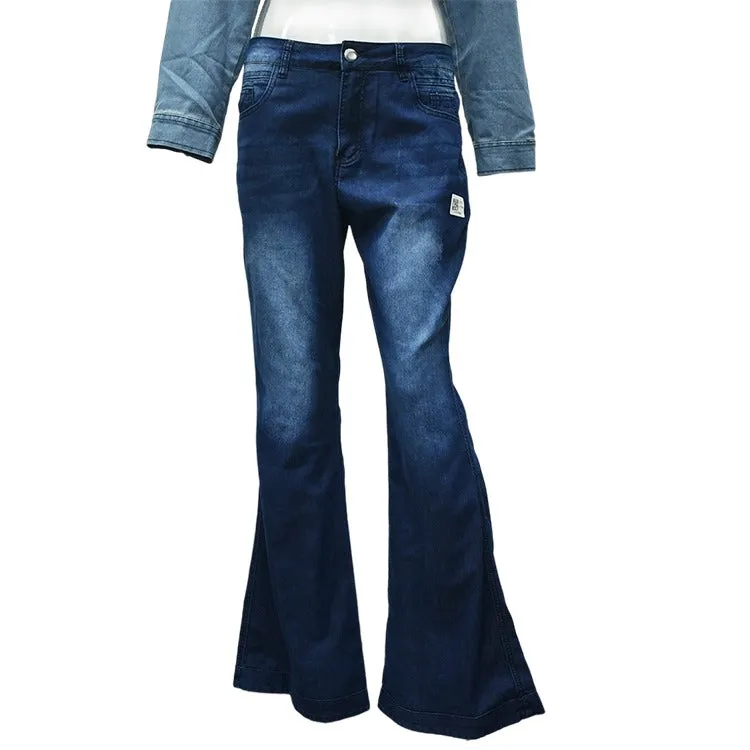 YUNA: Flare Denim Jeans - bis 4XL